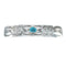 Turquoise and Genuine Sterling Silver Navajo Hair Barrette JX131001